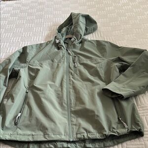 Outdoor Adventure Rain Jacket in Sage Green